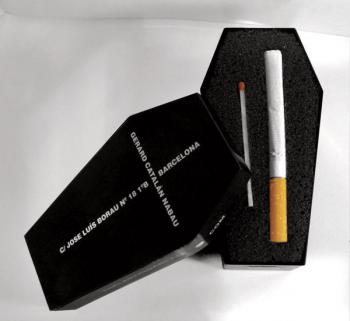 Картонная упаковка Последняя сигарета