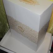 Коробка для торта из микрогофрокартона с полноцветной печатью